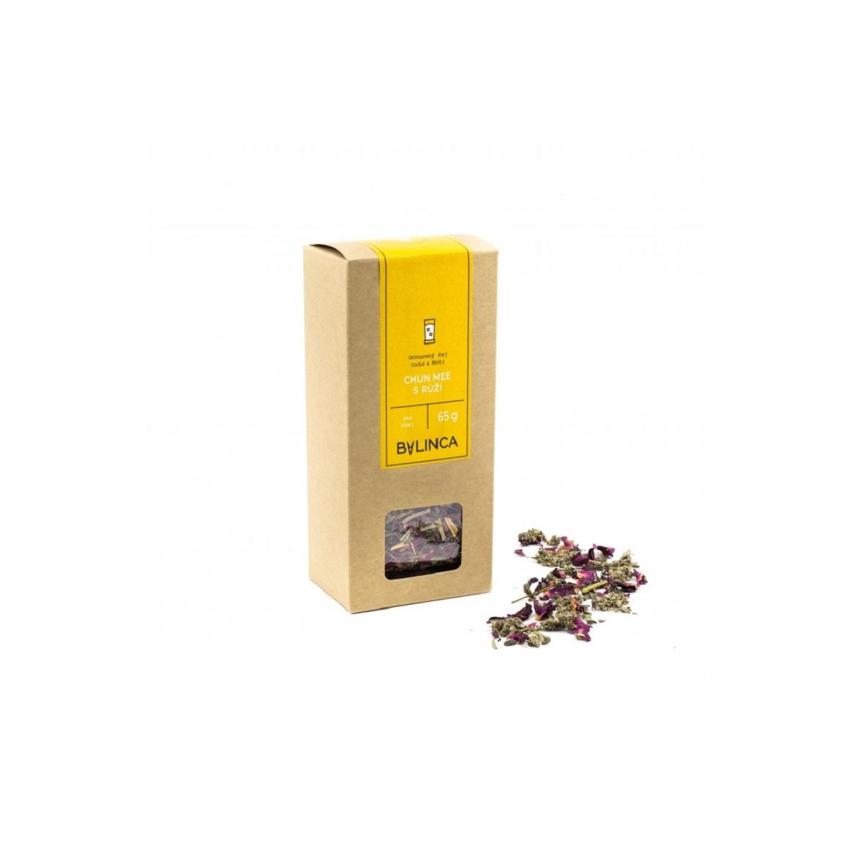 Chun Mee s ružou BIO - bylinná čajová zmes - 65 g