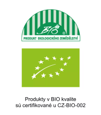 Produkty v BIO kvalite sú certifikované u CZ-BIO-002