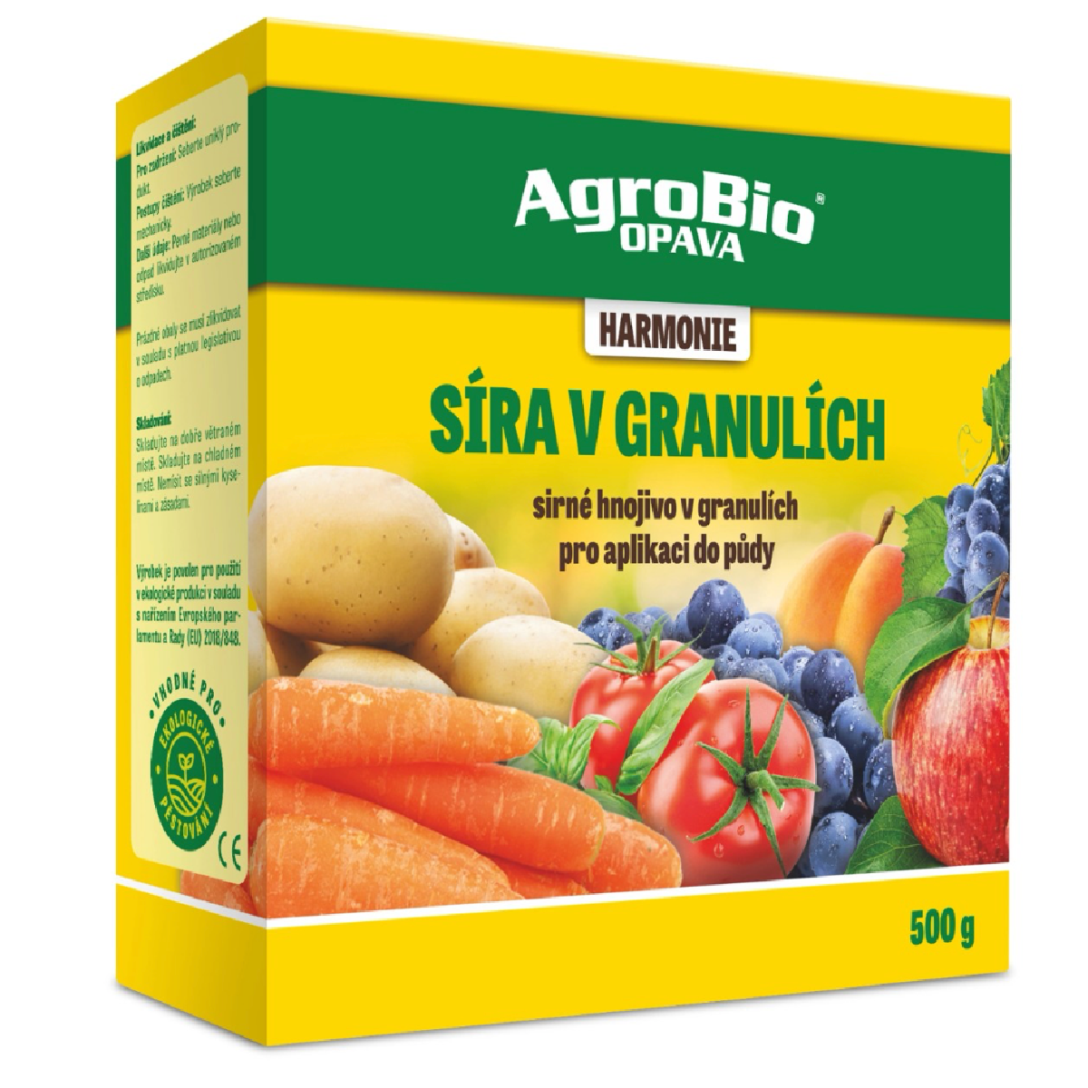 HARMÓNIA Síra v granuliach - AgroBio - odolnosť rastlín - 500 g