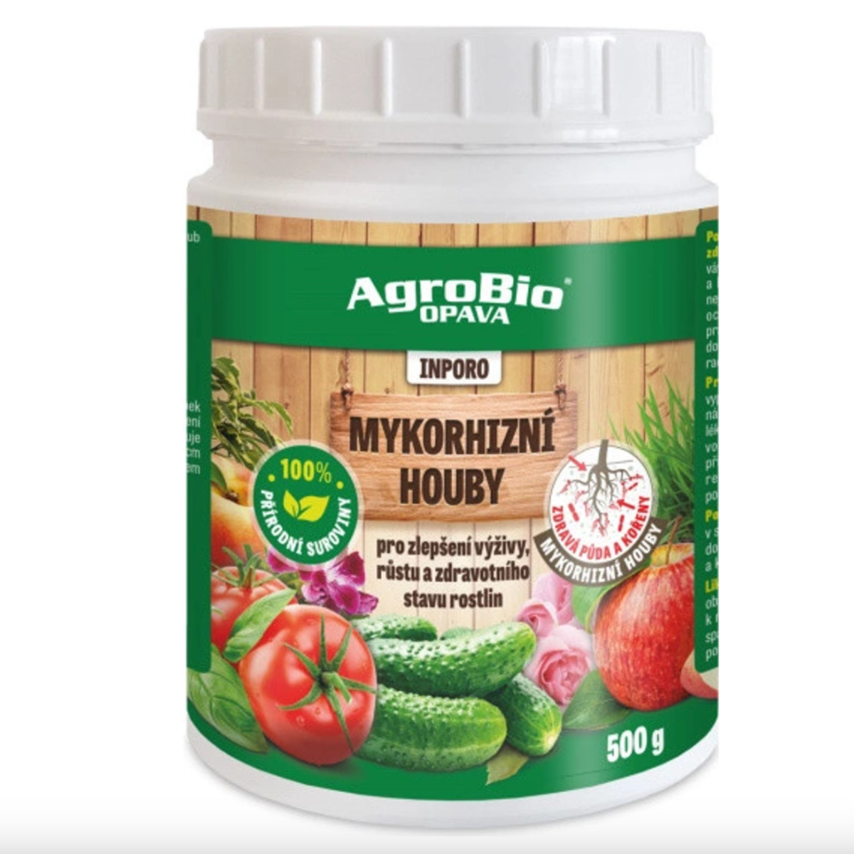 INPORO Mykorhizné huby - AgroBio - odolnosť rastlín - 500 g