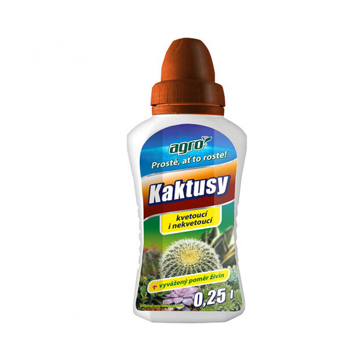 Kvapalné hnojivo pre kaktusy a sukulenty – Agro – 250 ml