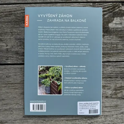 Vyvýšené záhony na balkóne - kniha - 1 ks