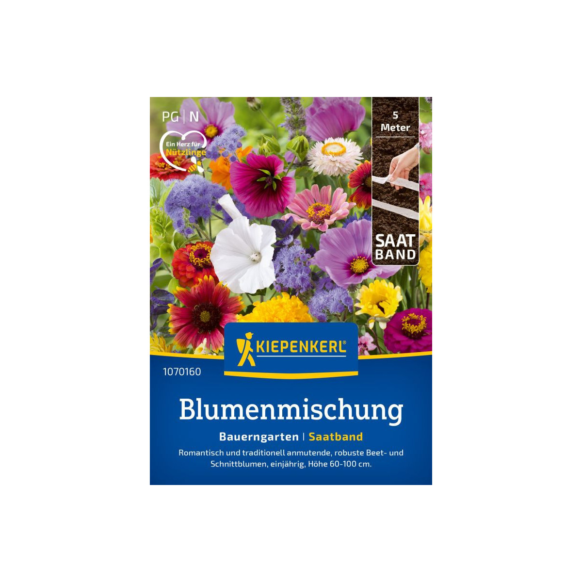 Kvetinová zmes farmárska - výsevný pásik - 5 m