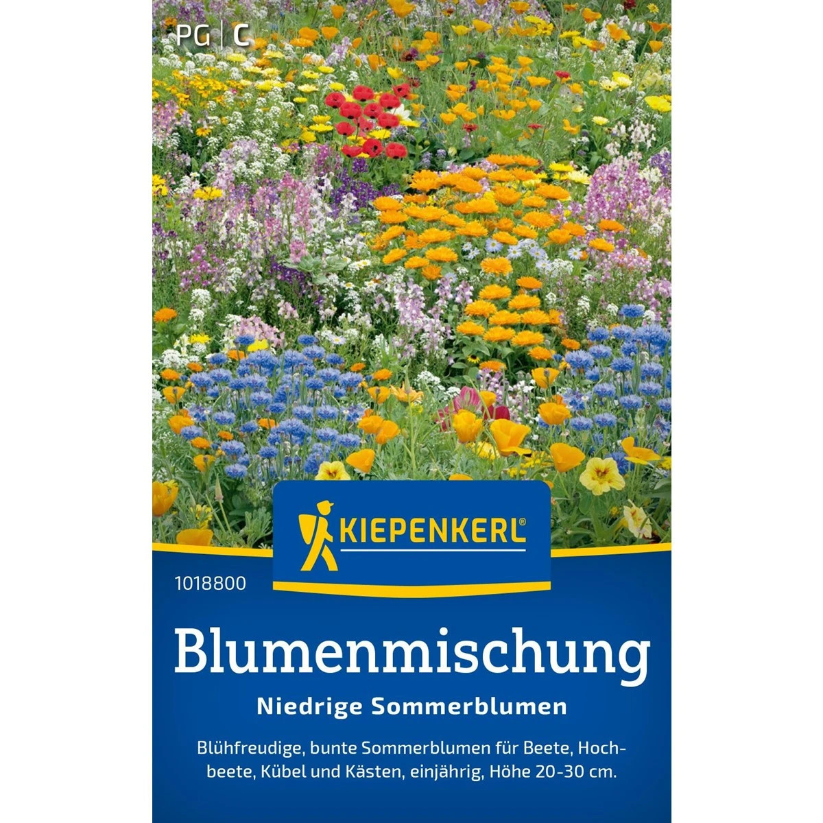 Kvetinová zmes Nízke letné kvety - Kiepenkerl - lúčna zmes - 1 ks