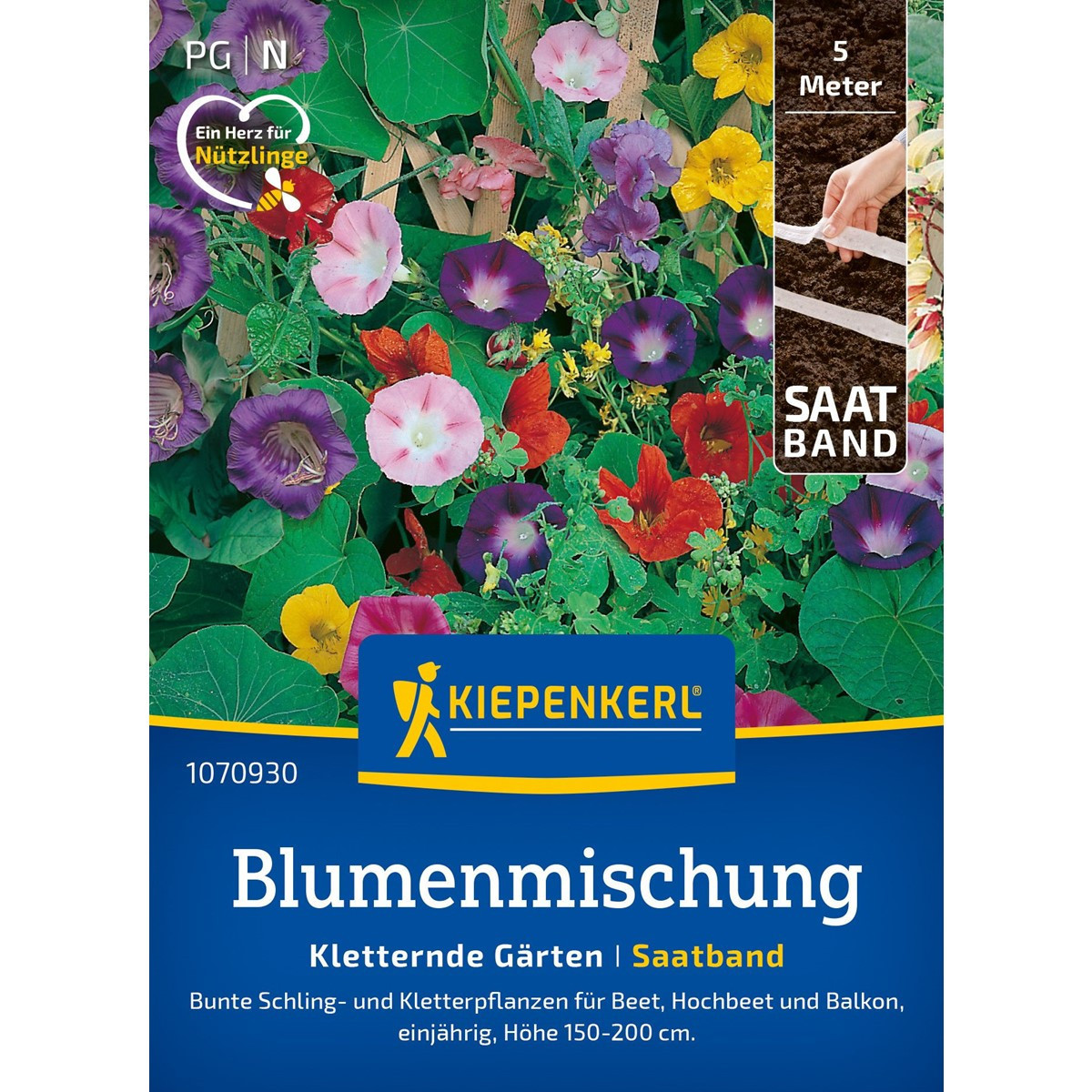 Zmes popínavých rastlín - výsevný pásik - 5 m