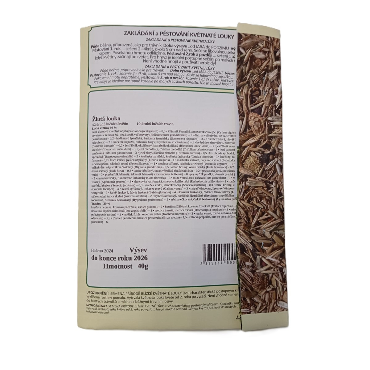 Žltá lúka Dukátková - Planta Naturalis - lúčna zmes - 40 g