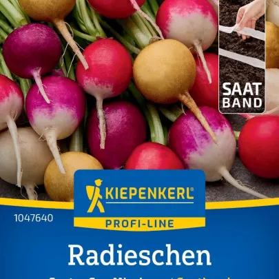 Zmes reďkoviek Veľkonočné vajcia - výsevný pásik - 1 ks