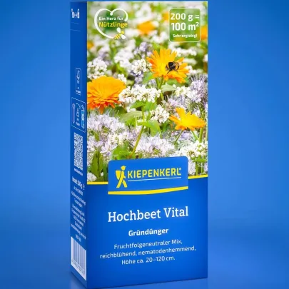 Kvetinová zmes pre optimálnu starostlivosť o vyvýšené záhony – Kiepenkerl