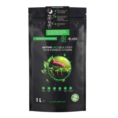 Biochar - aktívne uhlie k rastlinám - Devrakon - 1 l