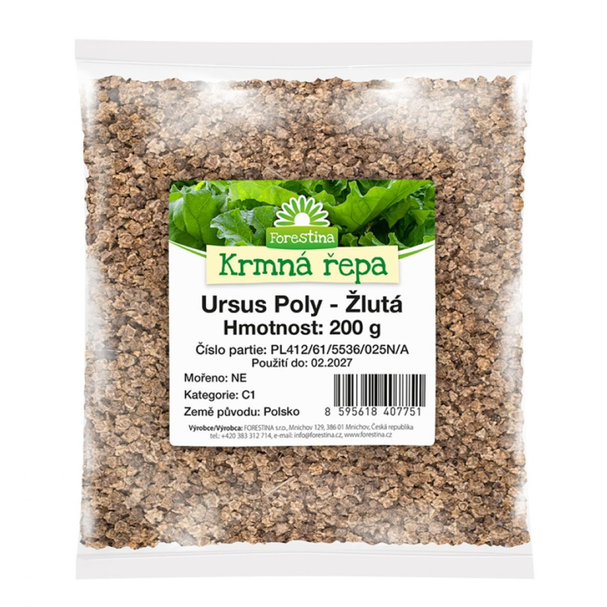 Krmná repa Ursus Poly žltá - Beta vulgaris - semená - 200 g