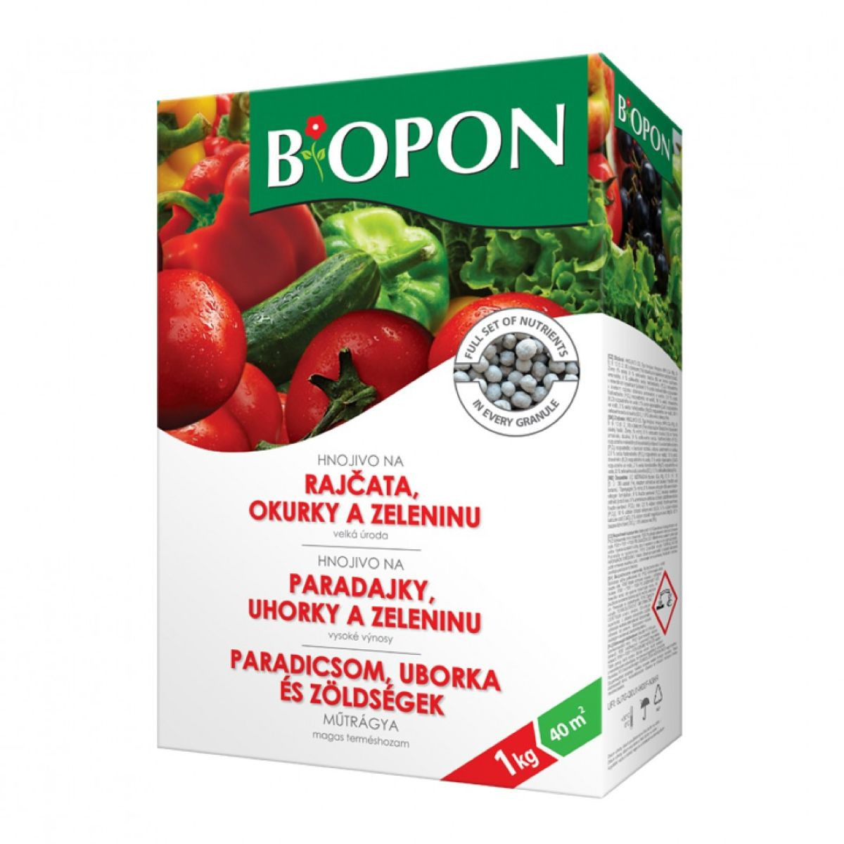 Hnojivo pre paradajky a uhorky - BoPon -1 kg