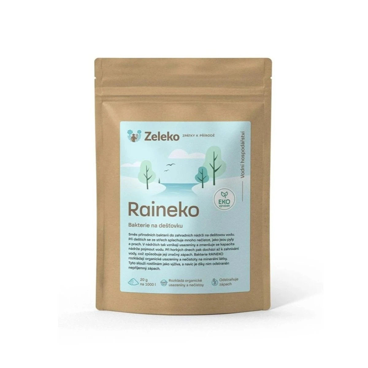Raineko - baktérie pre čistú dažďovú vodu - Zeleko - 300 g