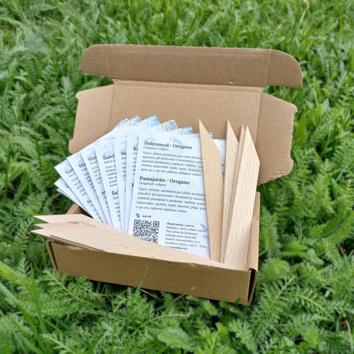 Balíček pre ženy do záhradky - darčeková súprava semien