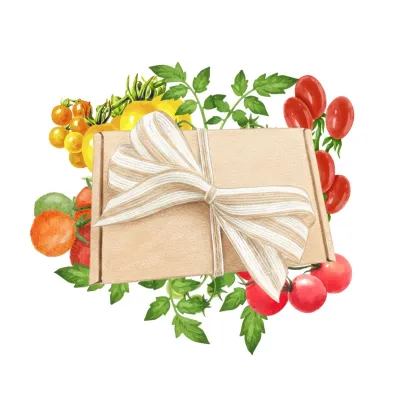 Darčekový balíček - balíček pre pestovateľov paradajok - darčekové balenie zadarmo