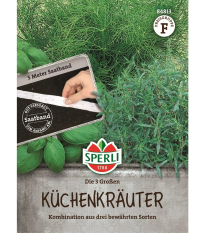 Tri obľúbené bylinky - výsevný pásik - Sperli - 1 ks