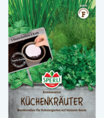 Kuchynské bylinky na malú plochu - výsevný disk - Sperli - 1 ks