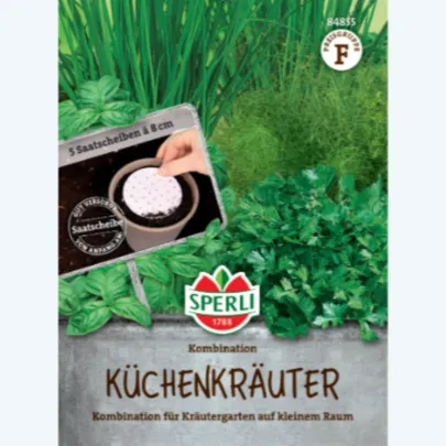 Kuchynské bylinky na malú plochu - výsevný disk - Sperli - 1 ks