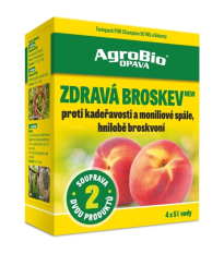 Zdravá broskyňa NEW - AgroBio Opava - ochrana rastlín - 2 x 20 g + 18 ml