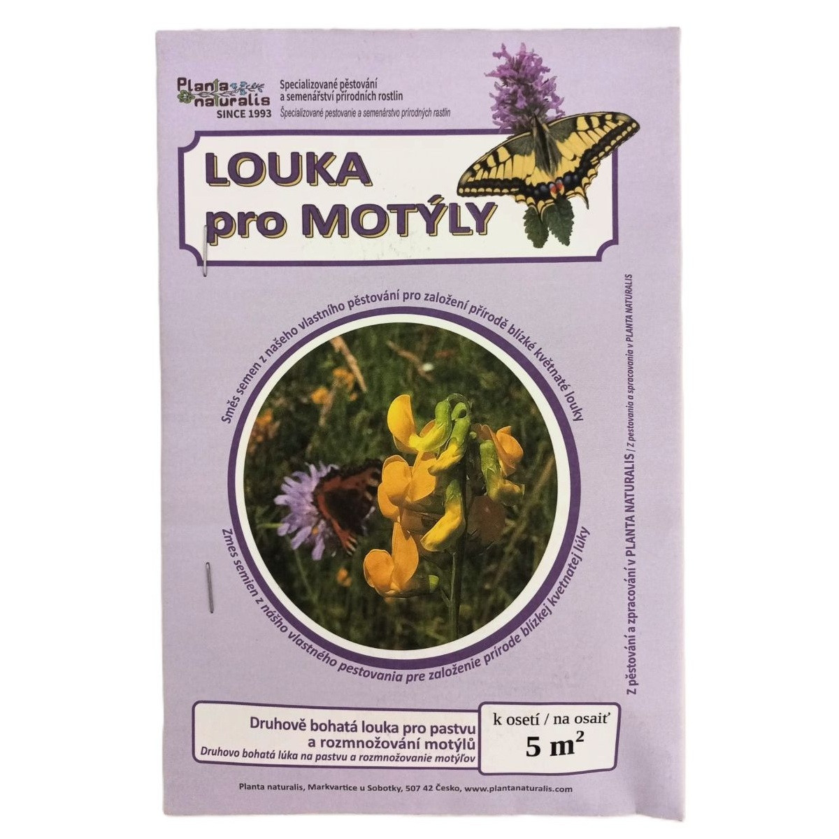 Lúka pre motýle - Planta Naturalis - lúčna zmes - 10 g