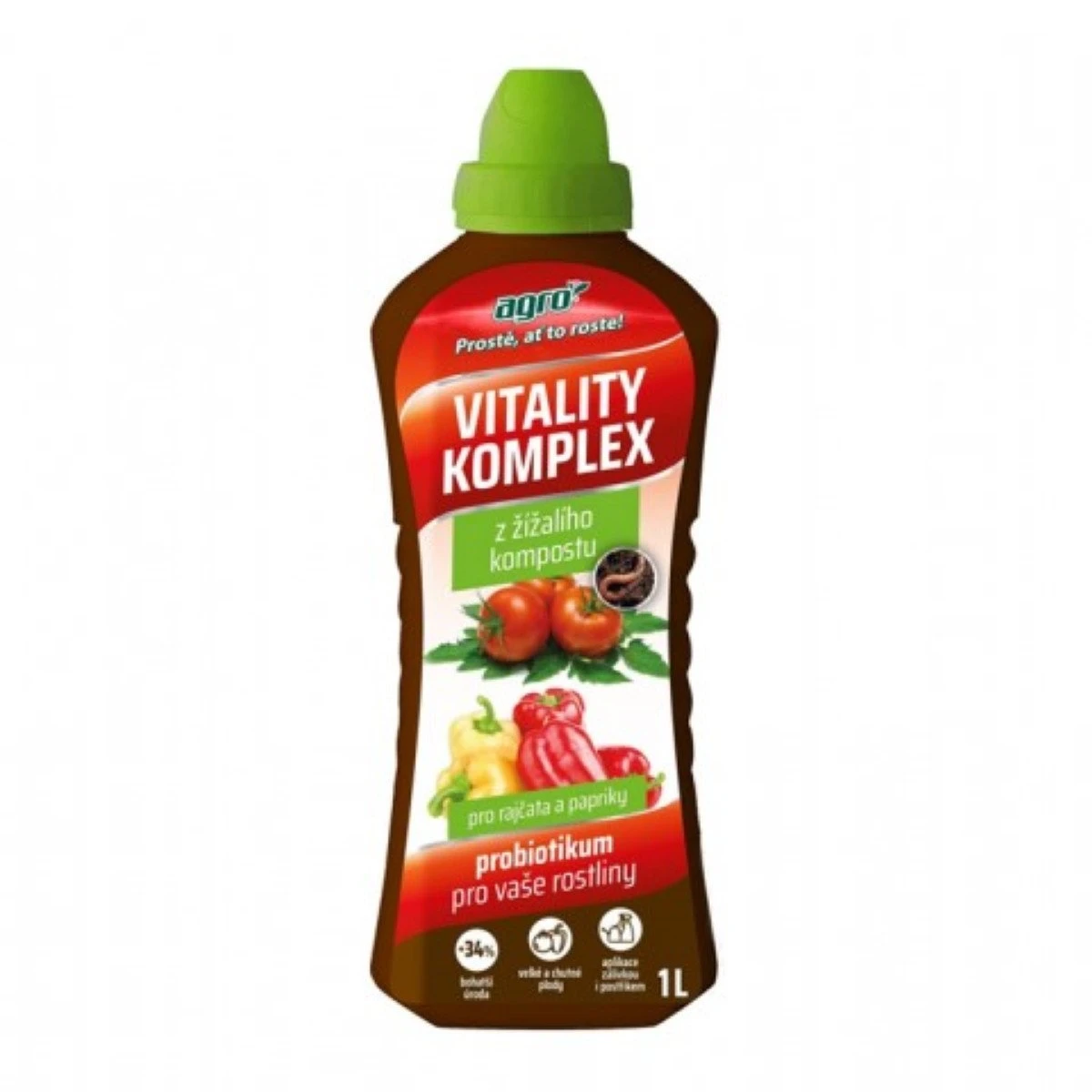 Hnojivo Vitality komplex na paradajky a papriky - Agro - 1 l