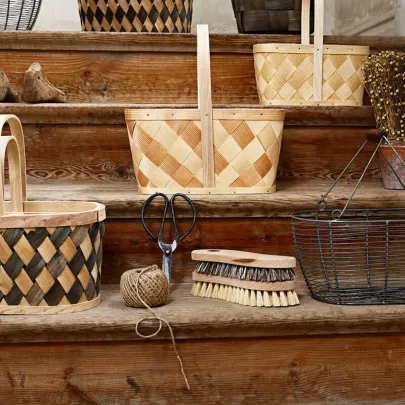 Drevená čistiaca kefa z prírodných vlákien - Strömshaga AB - 1 ks