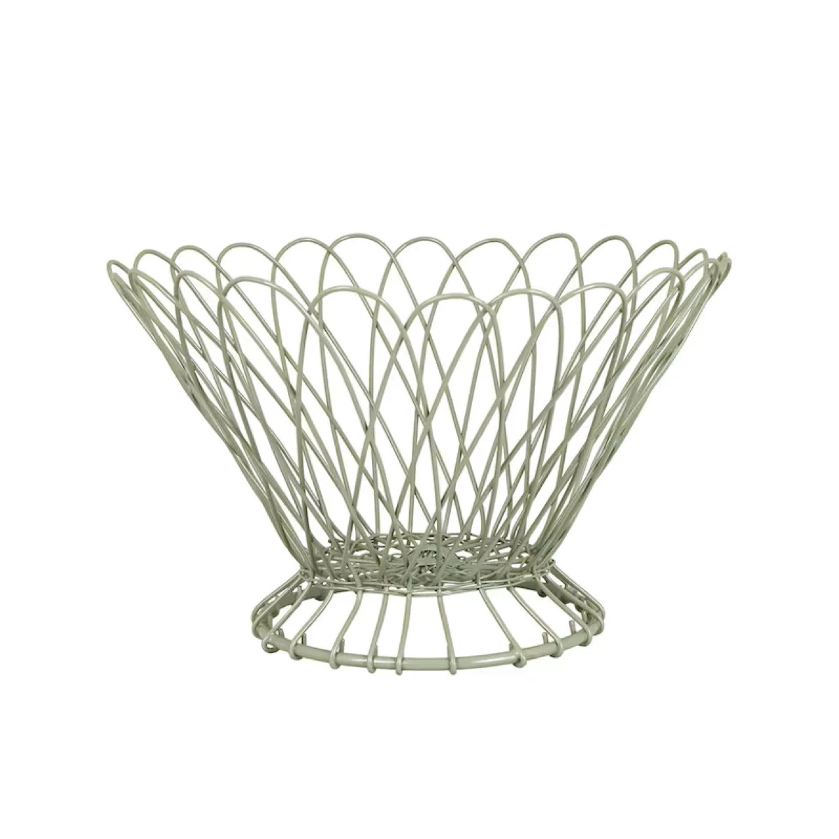 Drôtený košík - zelený - Strömshaga AB - 1 ks