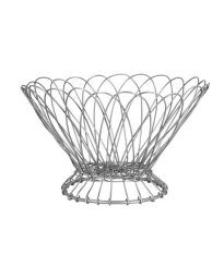 Drôtený košík - antik zinok - Strömshaga AB - 1 ks