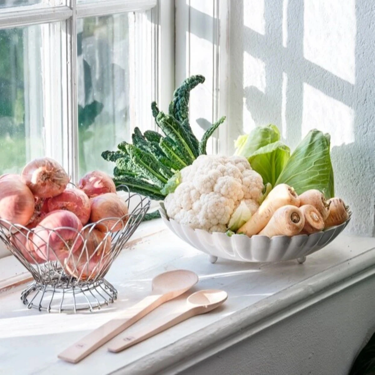 Drôtený košík - antik zinok - Strömshaga AB - 1 ks