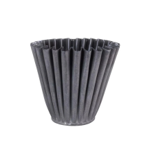 Kovový kvetináč Ronja - sivo-béžový - veľ. L - Strömshaga AB - 1 ks