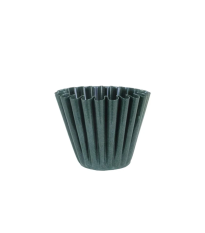 Kovový kvetináč Ronja - zelený - veľ. S - Strömshaga AB - 1 ks