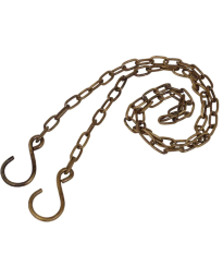 Mosadzná retiazka s háčikmi - 1 m - Strömshaga AB - 1 ks