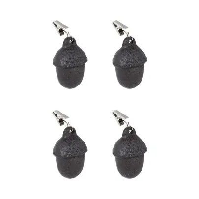 Závažie na obrus v tvare žaluďa – súprava 4 ks