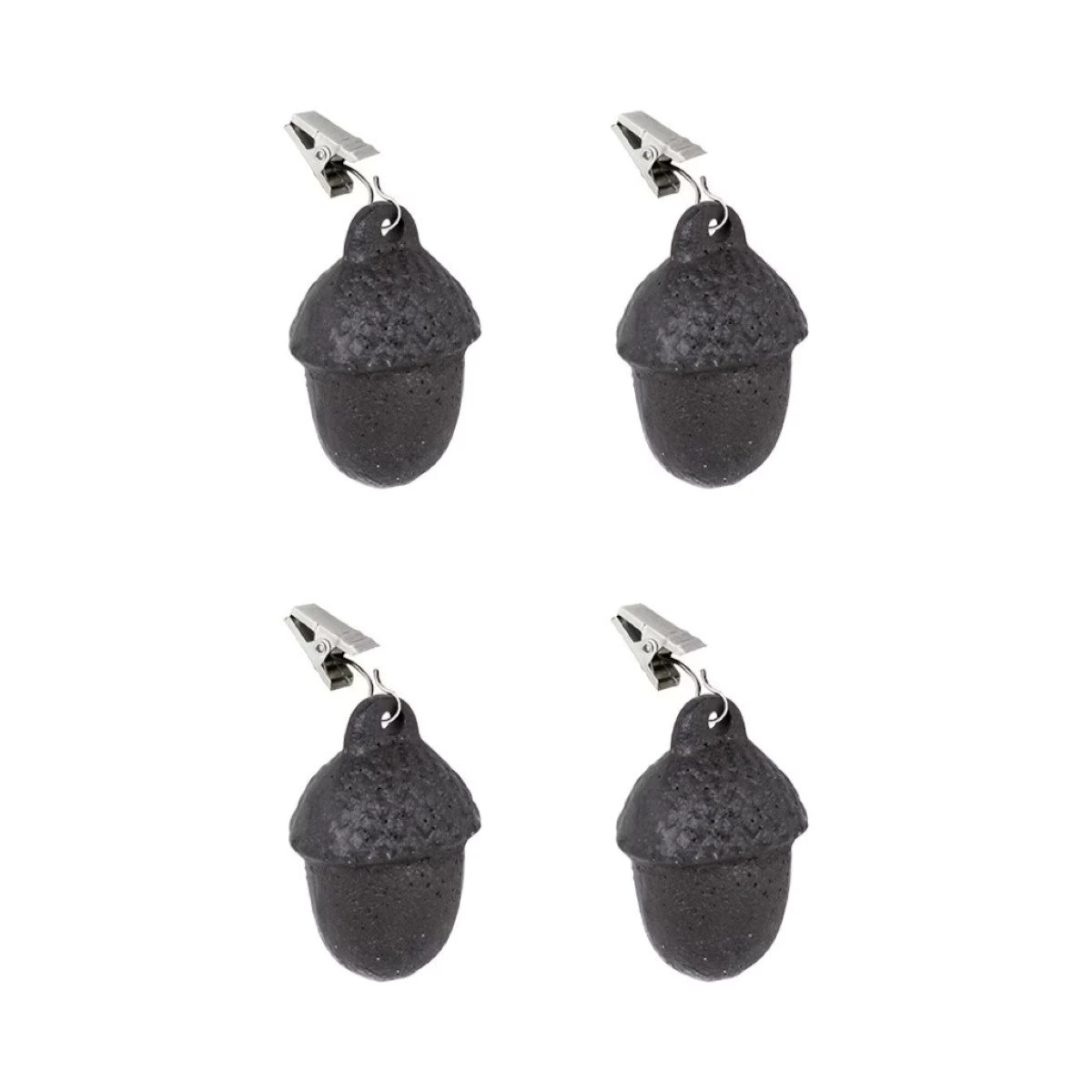 Závažie na obrus v tvare žaluďa – súprava 4 ks