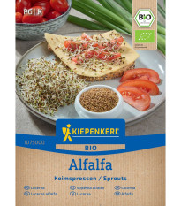 BIO Alfalfa - Lucerna - Kiepenkerl - Medicago sativa - bio semená na klíčky - 40 g