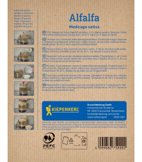 BIO Alfalfa - Lucerna - Kiepenkerl - Medicago sativa - bio semená na klíčky - 40 g