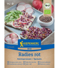 BIO Červená reďkovka - bio semená na klíčenie - 30 g