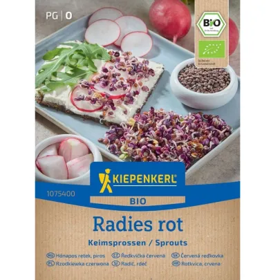 BIO Červená reďkovka - bio semená na klíčenie - 30 g