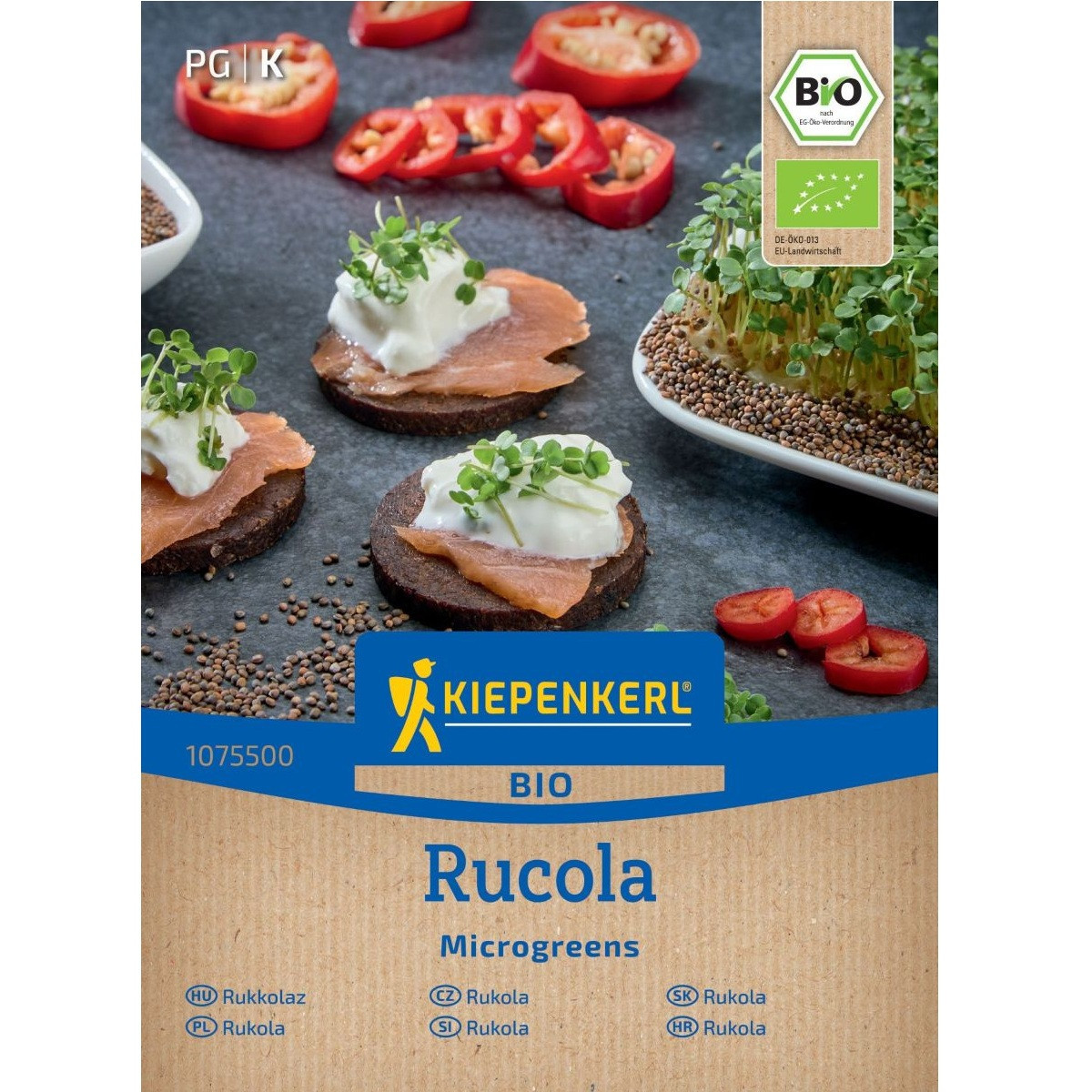 BIO Rukola - bio semena na klíčení - 50 g