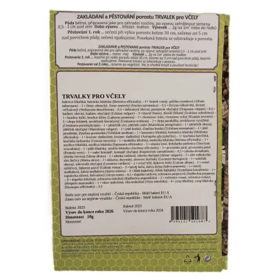 Vytrvalé kvety pre včely - Planta Naturalis - lučna zmes - 10 g
