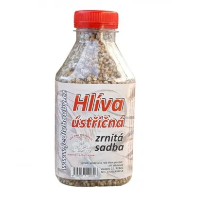 Hliva ustricová - zrnitá sadba - Pleurotus ostreatus - sadba - 500 ml
