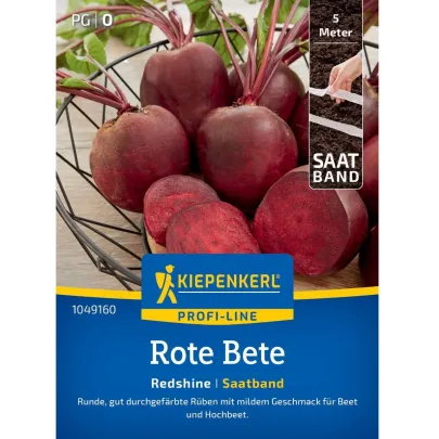 Semená červenej repy Redshine - výsevný pásik - 5 m