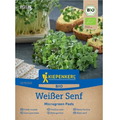 Microgreen - mikrozelenina - náhradné pláty BIO horčice - 3 ks