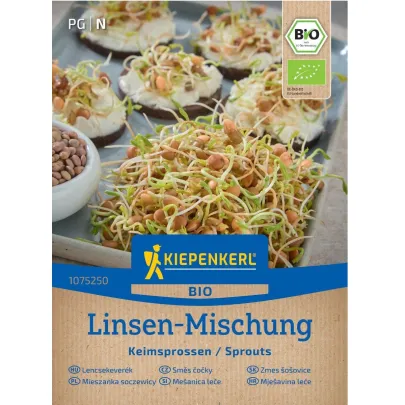 BIO Šošovica zmes - bio semená na klíčenie - 40 g