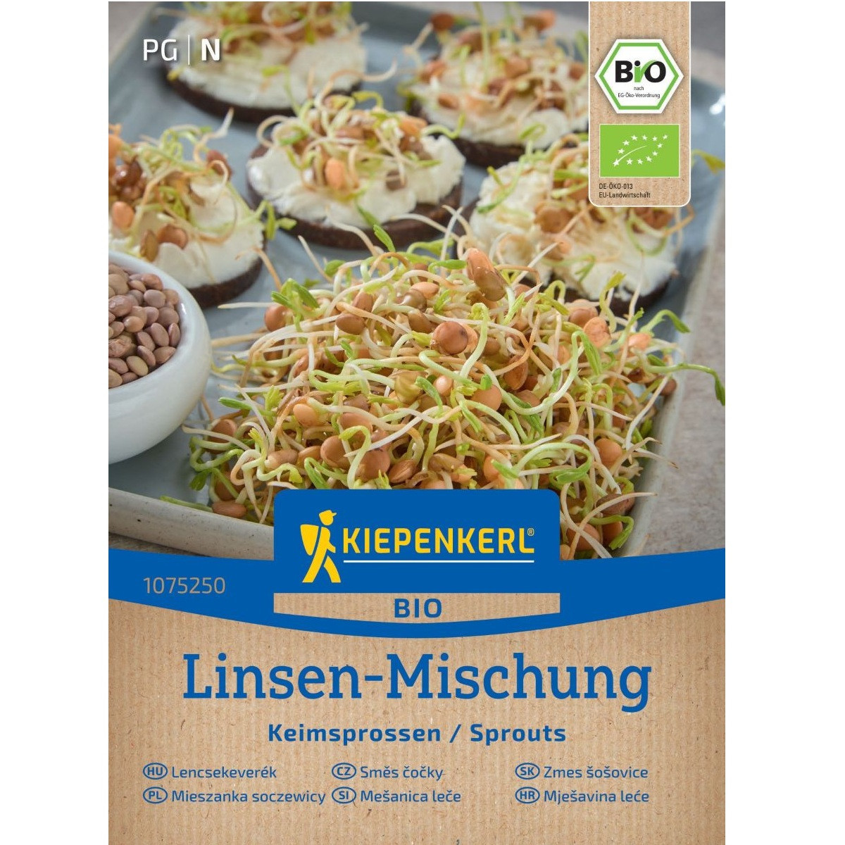 BIO Šošovica zmes - bio semená na klíčenie - 40 g