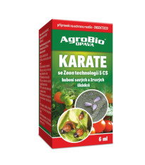 Karate so Zeon technológiou proti škodcom - ochrana rastlín - AgroBio Opava - 6 ml