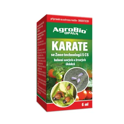 Karate so Zeon technológiou proti škodcom - ochrana rastlín - AgroBio Opava - 6 ml