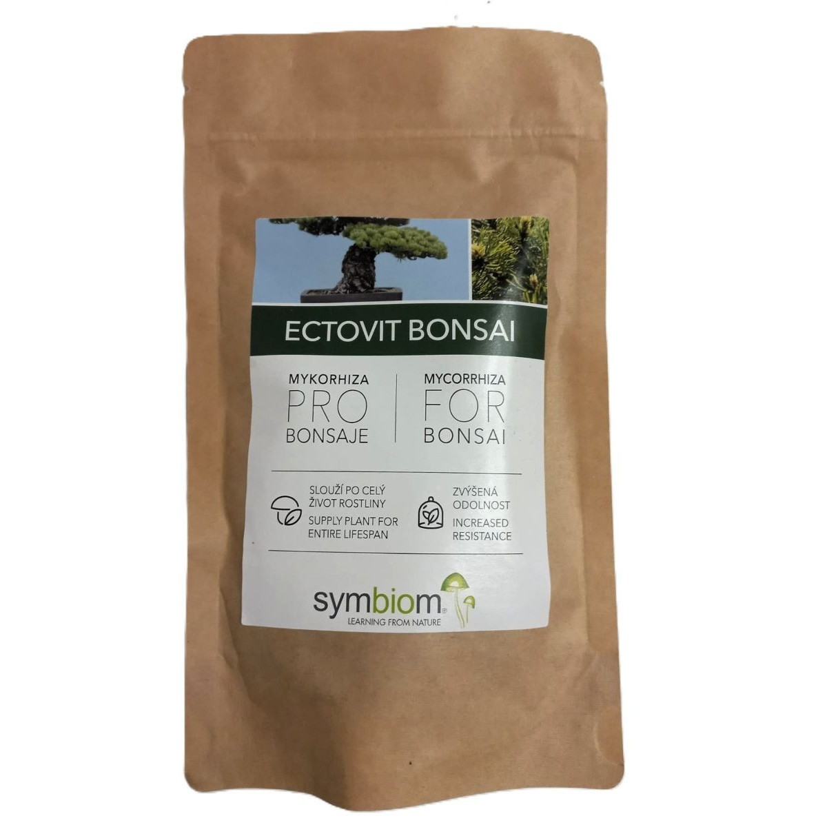 Ectovit Bonsai - mykorhíza pre bonsaje - Symbiom - 100 g