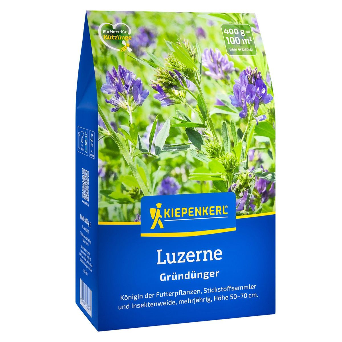 Zelené hnojenie - lucerna - semená - 400 g