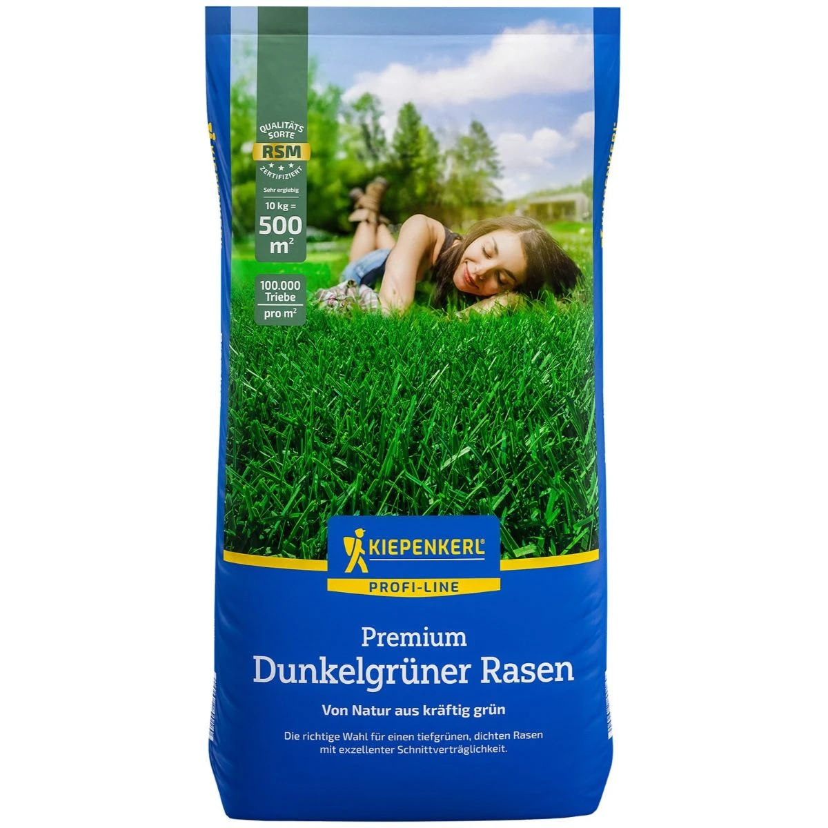 Tmavozelený trávnik Premium Profi Line - Kiepenkerl - trávna zmes - 10 kg