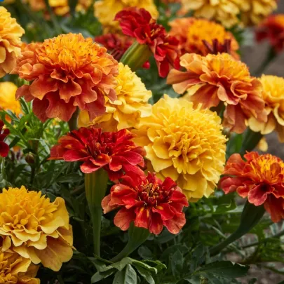 Aksamietnica rozkladitá Strawberry Blonde - Tagetes patula - semená - 0,3 g